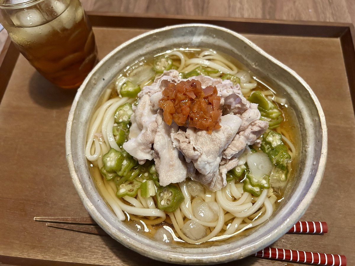 komapict's tweet photo. 今日はイマイチ体調が良く無いので、おうどんいただきます🍜
皆さんもお気を付けてお過ごしくだされ… #突撃となりの狛ごはん #cooking #ryouri #gohan https://t.co/eRWcFDVGJv