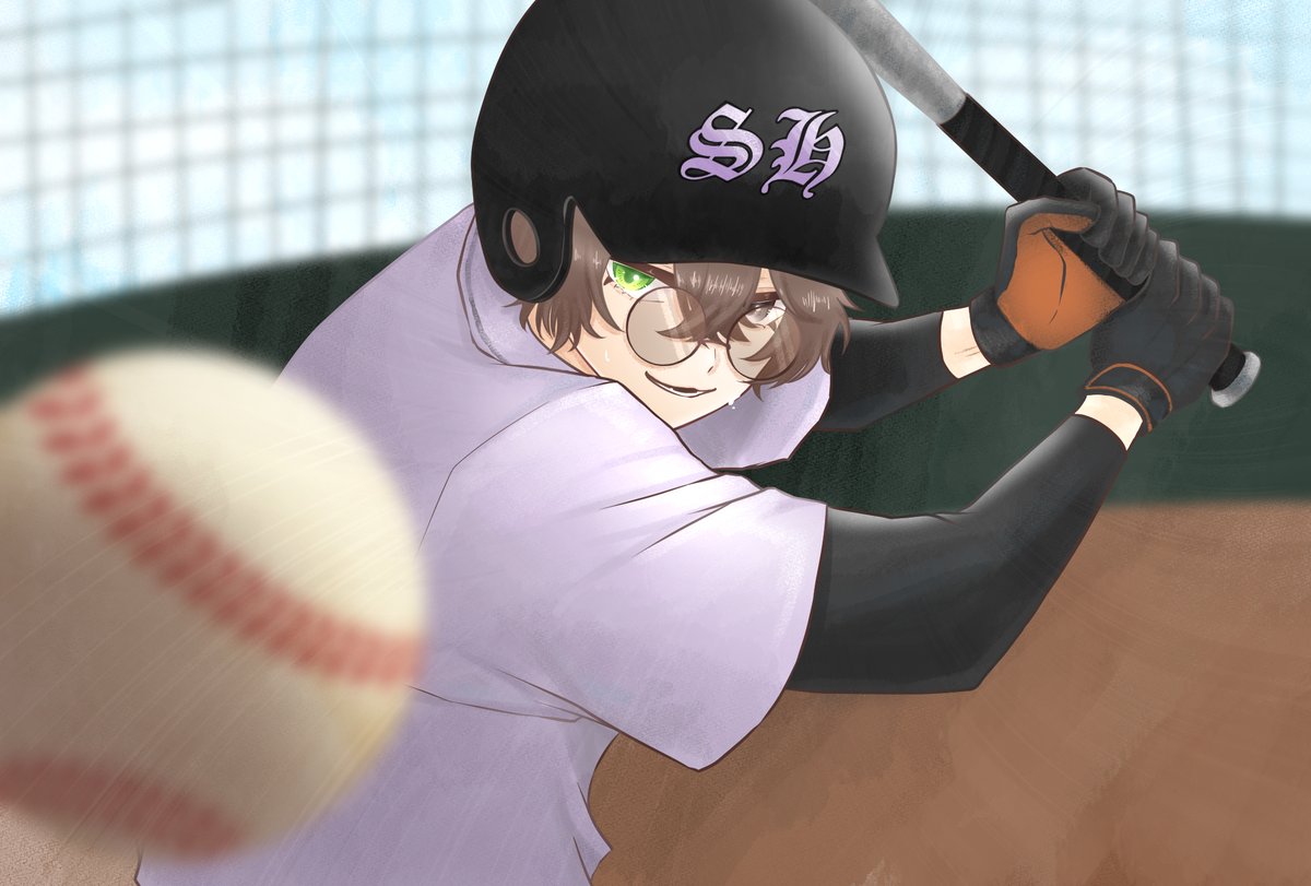 aztn_000_xx's tweet photo. 🐱⚾️
#AlbanKnoxArt
#にじさんじアルプススタンド https://t.co/k5tTQREECw