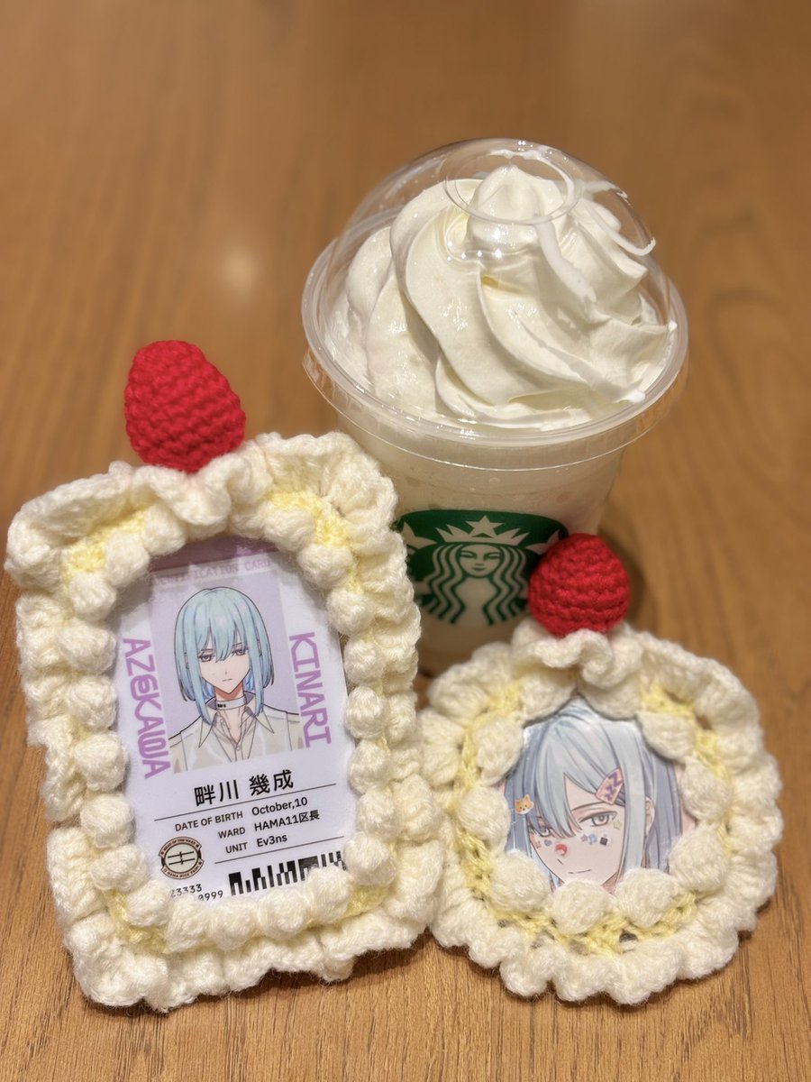 fys23_ing's tweet photo. めっちゃ可愛いショートケーキちゃん編んだから見て😍🍰 https://t.co/03d4ug1ML0