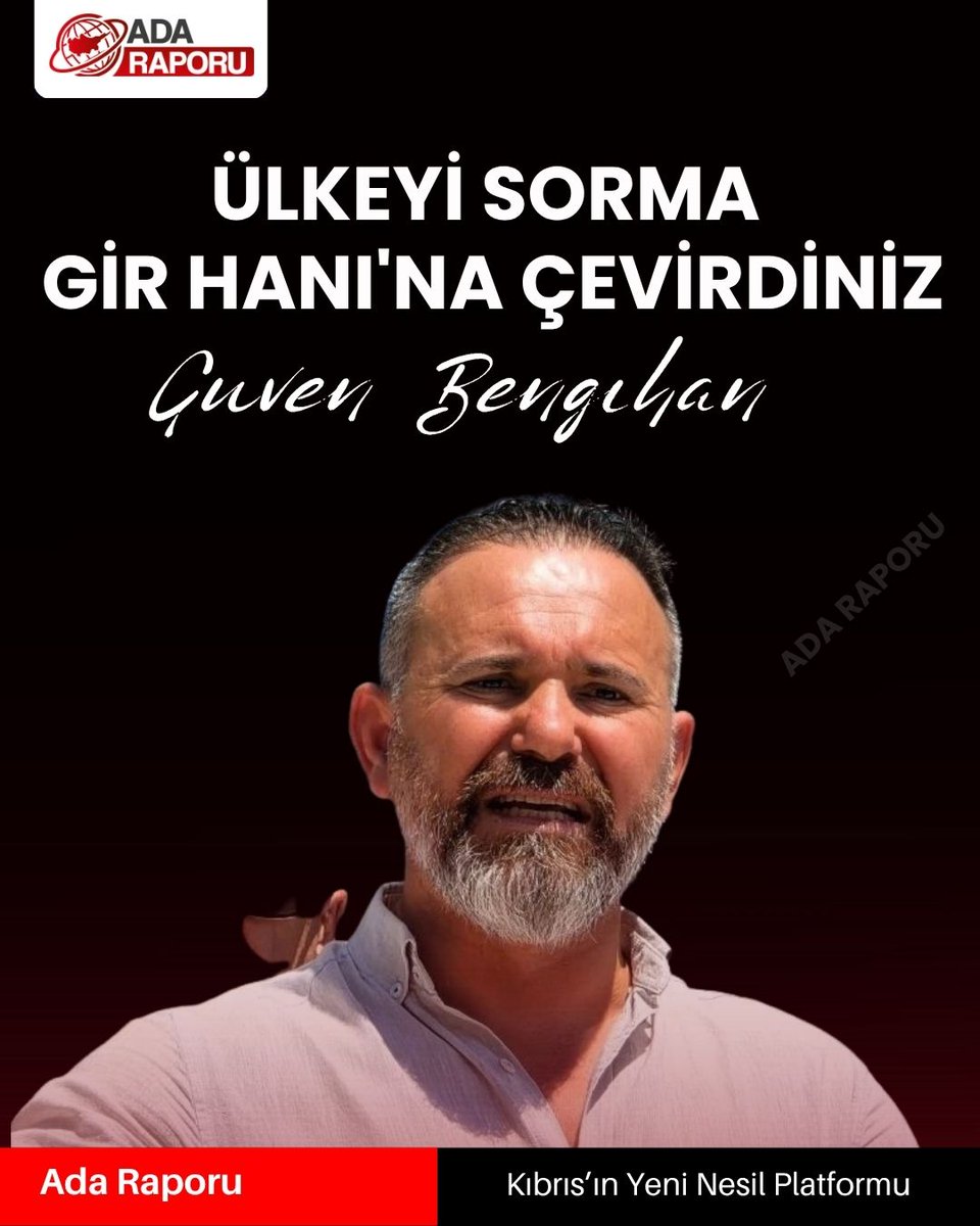AdaRaporu's tweet photo. 🚨 KTAMS Başkanı Güven Bengihan, son dönemde artan şiddet olayları, iş kazaları ve trafik kazalarına ilişkin açıklama yaptı. Bengihan, hükümeti eleştirerek önleyici politikaların hayata geçirilmesi çağrısında bulundu.
Detaylar haberimizde.
#GüvenBengihan #KTAMS #KKTC #UBP #DP #YDP
@BengihanGuven @KTAMS1956