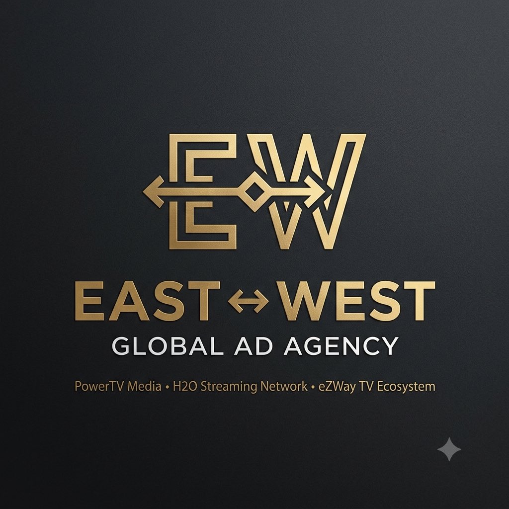 LODTVFilm's tweet photo. #PowerTVmedia 
East West Ad Agency — 
https://t.co/oN3aOcM2wN 
Emerging Brands — PowerTV Media is the global indie promotion machine.
We combine whitelist advertising + full marketing support across 100+ streaming channels, reaching 200M+ fans in 190+ countries.
Brands get ON!!! https://t.co/SQHvp7h4wy