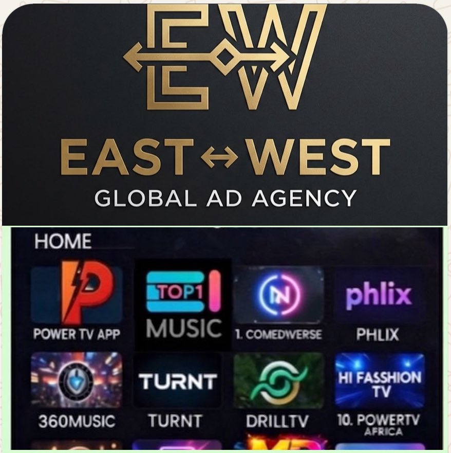 LODTVFilm's tweet photo. #PowerTVmedia 
East West Ad Agency — 
https://t.co/oN3aOcM2wN 
Emerging Brands — PowerTV Media is the global indie promotion machine.
We combine whitelist advertising + full marketing support across 100+ streaming channels, reaching 200M+ fans in 190+ countries.
Brands get ON!!! https://t.co/SQHvp7h4wy