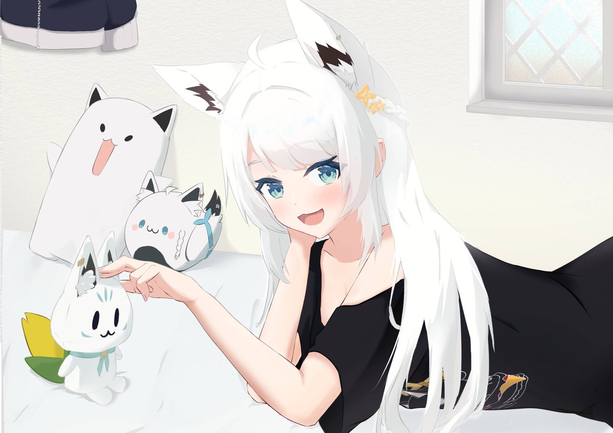 リラックスタイム🌽 #絵フブキ