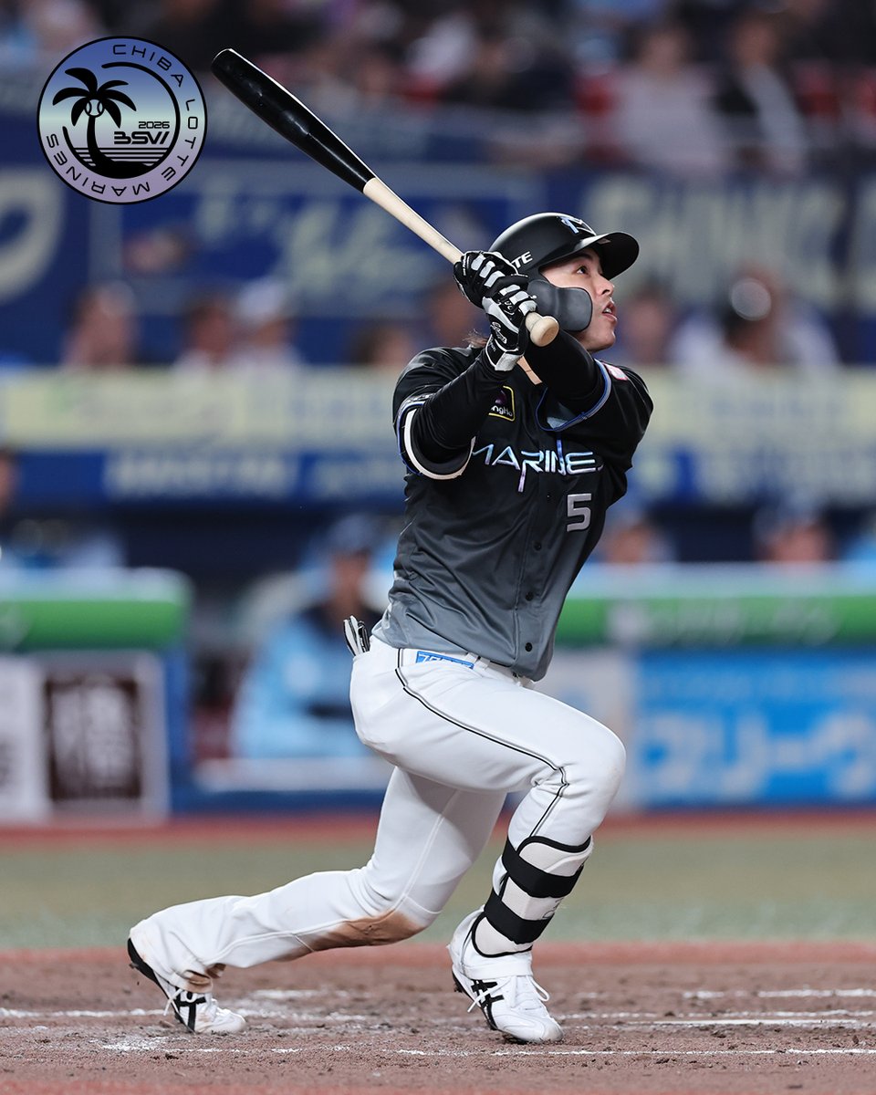 chibalotte's tweet photo. TWO-RUN HOMER！
#chibalotte #MarinesBaseball #MarinesHRs #BSW https://t.co/SCV5CQ6S4f