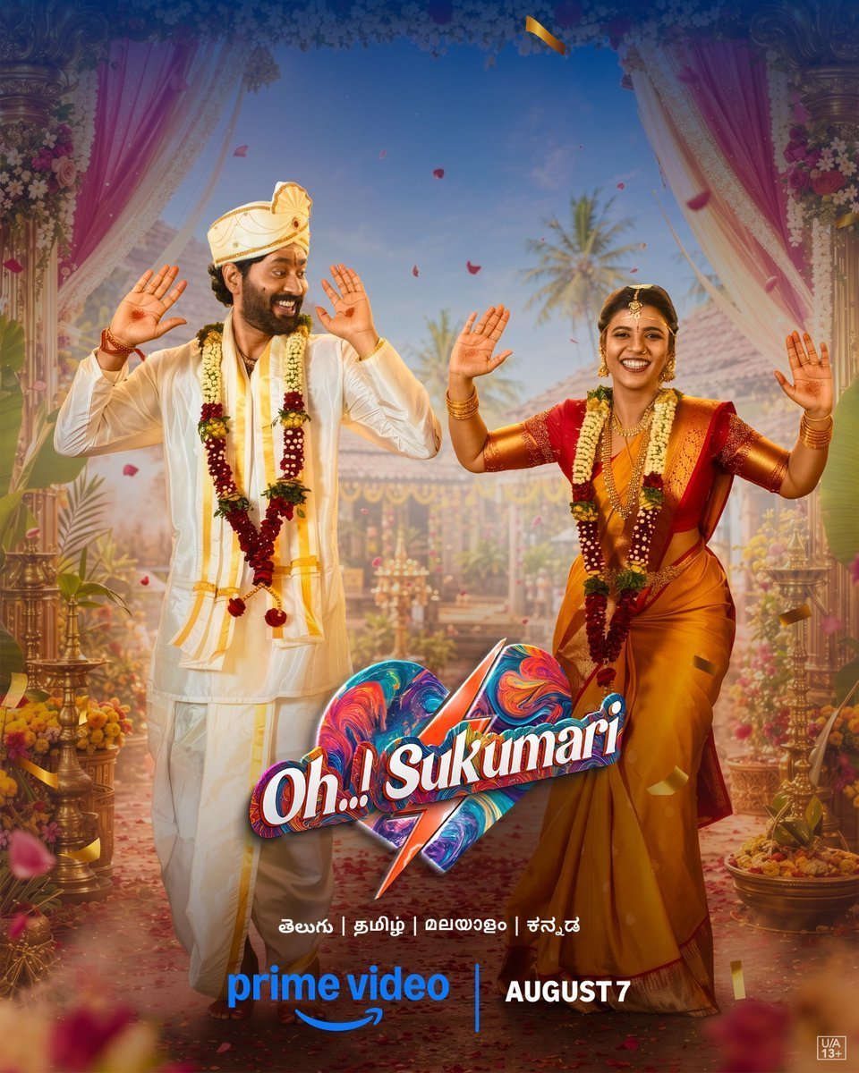 MovieMagic24's tweet photo. Oh Sukumari Streaming from August 7th on Prime Video

Languages: Telugu Tamil Malayalam Kannada

#OhSukumari | #PrimeVideo https://t.co/ATyN846YIk