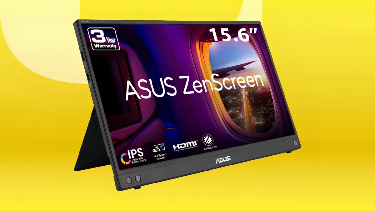 CNET's tweet photo. Take your dual-screen setup anywhere with this $99 portable Asus monitor https://t.co/FHmlA9Zm18
#Asus #Portablemonitor #CNETDeals https://t.co/71faIHxAfj