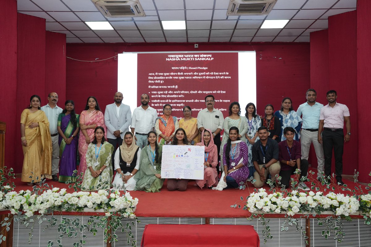 TGCE_PORTBLAIR's tweet photo. The event concluded with all participants taking the NMBA Pledge, strengthening their resolve to say No to Drugs and contribute towards a healthier and stronger India. 🇮🇳💪 #NashaMuktBharat #ViksitBharat #MYBharat https://t.co/asPoRKgYEj