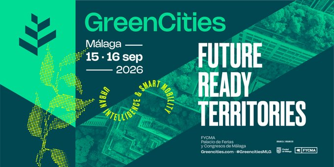 aemprende's tweet photo. 🏙️🌱 ¡La innovación urbana tiene una nueva cita en #Greencities @forogreencities!

📍 Los días 15 y 16 de septiembre, @Fycma #Málaga reunirá a administraciones, empresas y profesionales para impulsar soluciones en transición climática, economía circular, gestión del agua, ciudades inteligentes y mucho más. 🤝

¡No te lo pierdas!

🔗 Toda la info: https://t.co/GEB3wAbGMX
