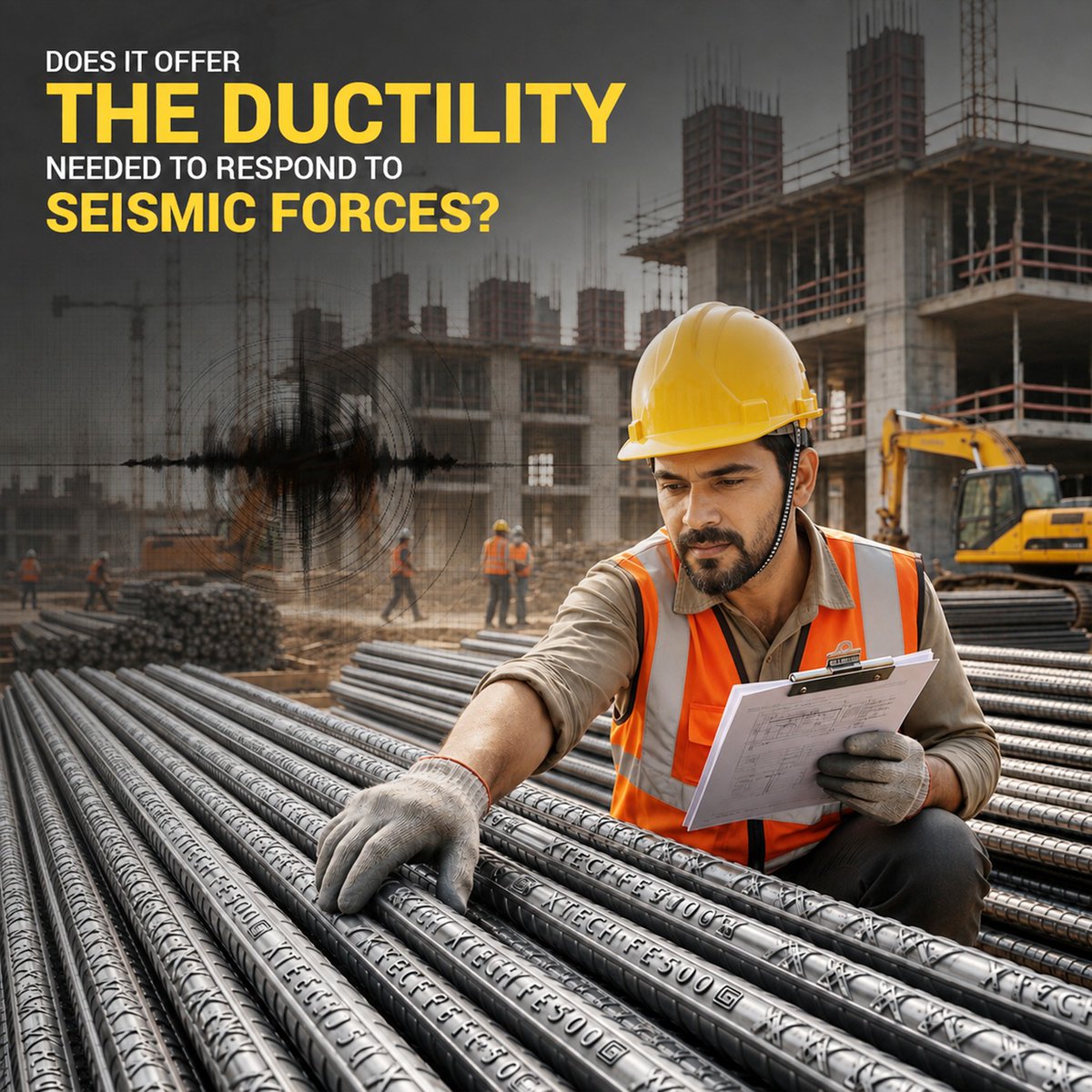 XTechTMTBars's tweet photo. Building in a seismically active region calls for more than just strength. From ductility and quality to consistent supply, the right questions can help you make a more informed choice for your structure.
#XTECHTMT #TMTBars #SeismicResilience #Ductility #Construction https://t.co/ryAHZ8Ahja