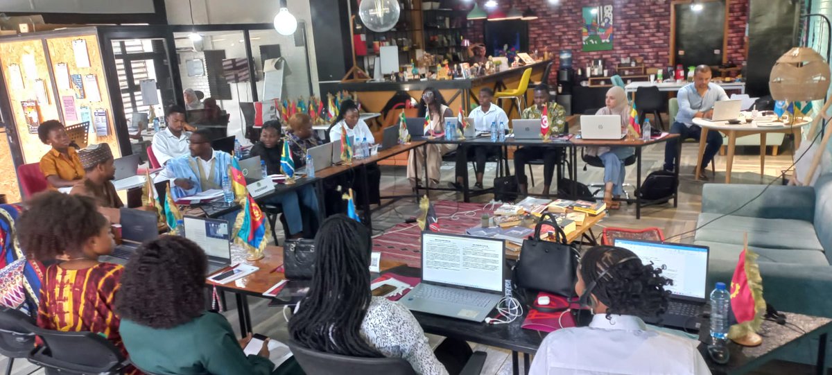 HamzaGHEDAMSI's tweet photo. Exceptional 2026 Edition for the AU Continental online Simulation!
In partnership with @fes_au  and @_AfricanUnion, youth delegates tackling real-world diplomacy through a hybrid simulation of the AU Assembly to drive sustainable development across #Africa.
11-12 July
25-26 July https://t.co/WGr515dGd1