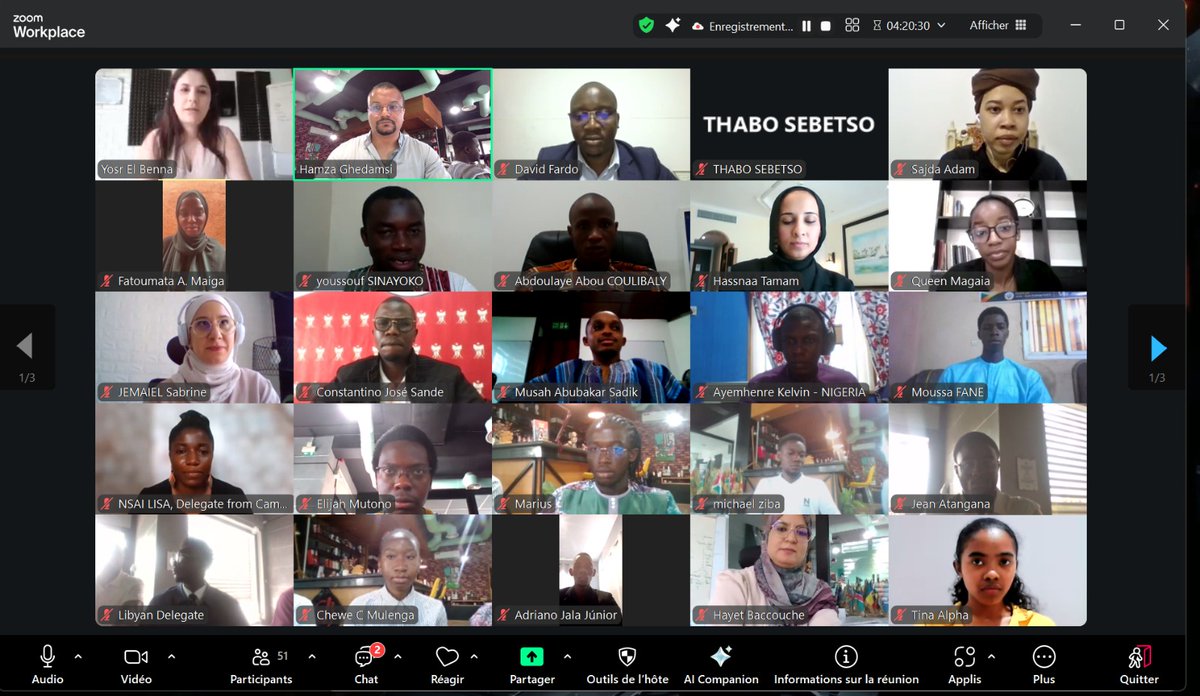 HamzaGHEDAMSI's tweet photo. Exceptional 2026 Edition for the AU Continental online Simulation!
In partnership with @fes_au  and @_AfricanUnion, youth delegates tackling real-world diplomacy through a hybrid simulation of the AU Assembly to drive sustainable development across #Africa.
11-12 July
25-26 July https://t.co/WGr515dGd1