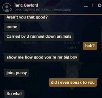 grescatch's tweet photo. league players are so special cuz i didnt even speak to this guy in game or after and he just went ballistic on me https://t.co/kzd6bKuWCW