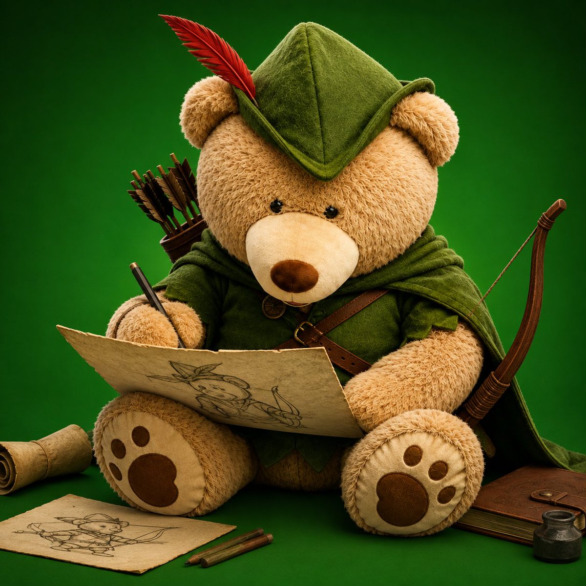 HoodbearX's tweet photo. Every masterpiece starts with courage, creativity, and a sketch. https://t.co/f4kz13HyjH