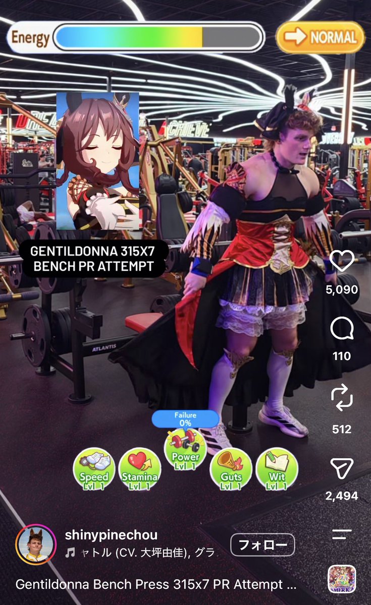 wp3qhjwap's tweet photo. #umamusume
#ウマ娘

とうとう自分のインスタにも
海外のジムでトレーニングする
ムキムキジェンティルドンナニキが
流れてくるようになったんだが...!?

海外のジェンティルオタク強すぎそうなの
多くない？ https://t.co/jWNTWHWU1T