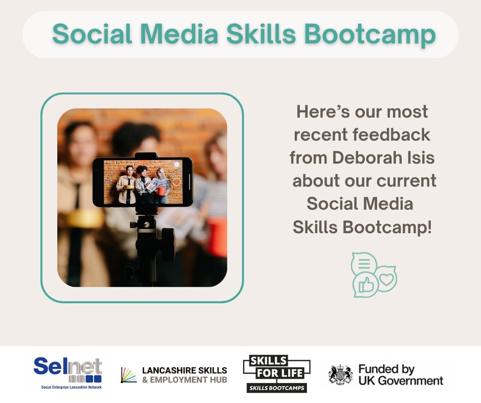 SelnetLtd's tweet photo. "I really enjoyed today’s session learning all about YouTube. Even though it is my main go to channel on phone, laptop and TV I did not know the ins and outs of it for business, so it was good to find out about the facts and statistics today." 

#SkillsBootcamps #SkillsForLife https://t.co/2DJPbcsgsG