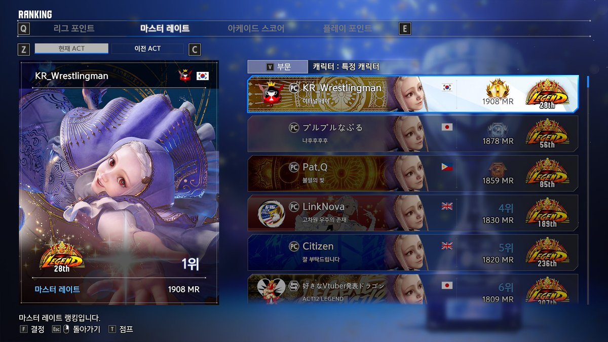 ssireom_man's tweet photo. 오 처음으로 잉그 1등! 
조금씩 플레이가 정리되니 역시 강한느낌
SA2도 좀더 가다듬고 플레이에 변수를 좀더 추가하는걸 목표로
당연하지만 안정감도 올리고 😀
 #SF6_INGRID https://t.co/h77HDHUGpE