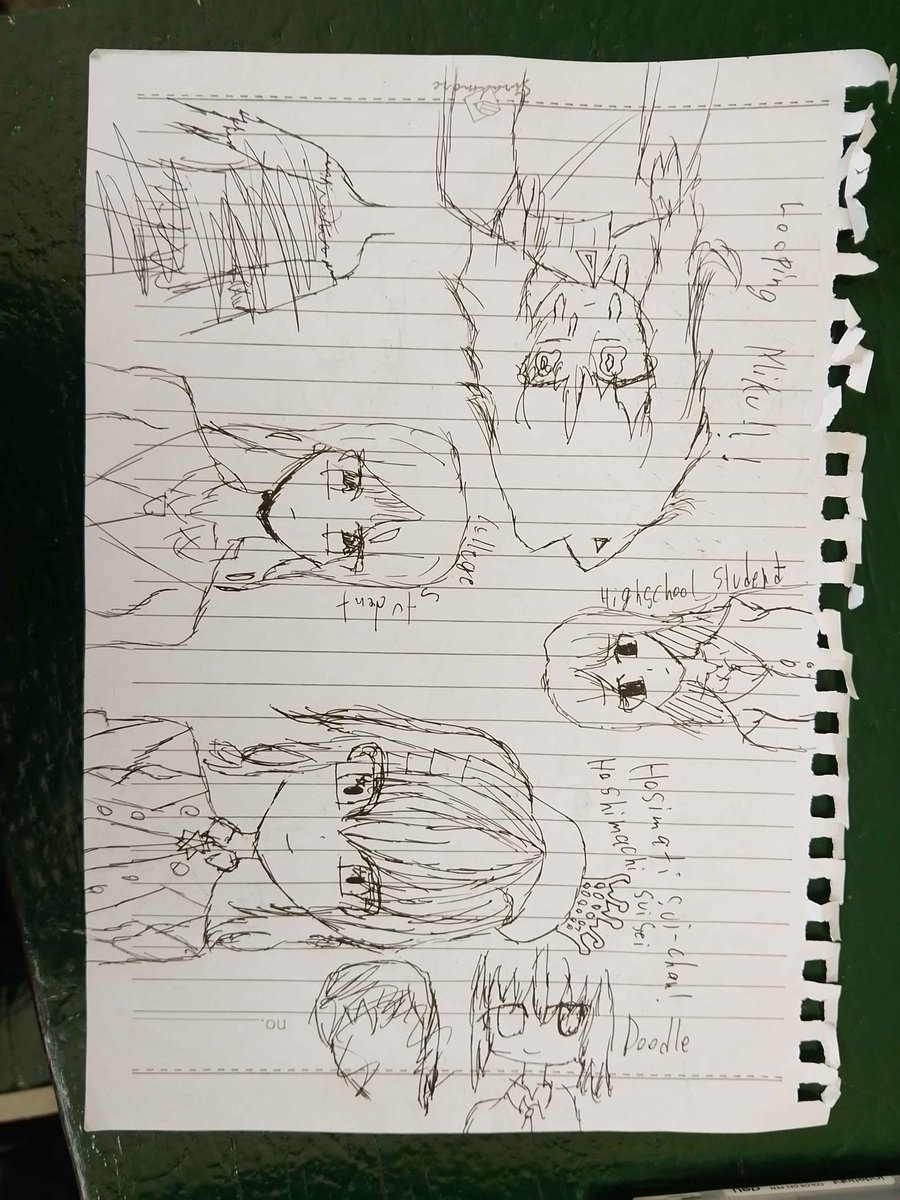 UrLocalTabel's tweet photo. Did some doodles back at school earlier, somehow I can draw better this way (yes I know some of the bodies are kinda small, but i was using a pen cus idk how to use guidelines) https://t.co/5Ogpl92Rxy