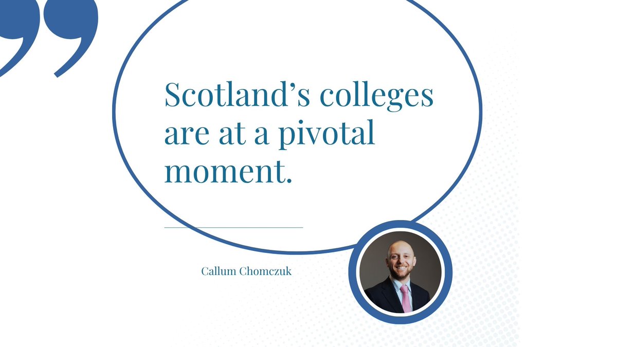 CollEmployScot's tweet photo. In his summer message, CES Director Callum Chomczuk reflects on the challenges and opportunities facing Scotland's colleges as employers - from sustainable funding and workforce development to digital transformation and innovation. 

Read more 👉 https://t.co/xjl3bogOgu https://t.co/0xob3qdiPN
