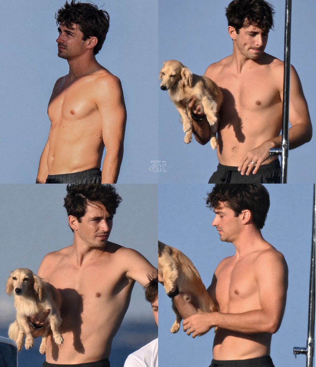 POPin4k's tweet photo. Charles Leclerc spotted on a yacht date in Italy 🫦 https://t.co/0o58xVdKgO