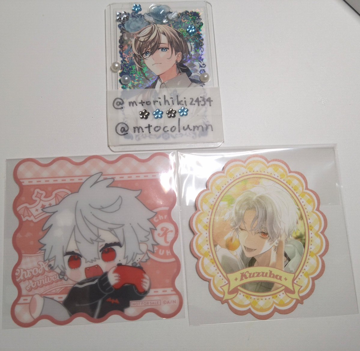 mtocolumn's tweet photo. @no_TL 交換 ChroNoiR くろのわ 8周年 8th ポップアップ ポップアップストア特典 OS特典

譲：画像1
求：画像2赤丸

郵送のみ、ツイフィ必読(既読印あります)

お声かけ時は必ず検索避けをお願いします https://t.co/P8CFhXafcJ
