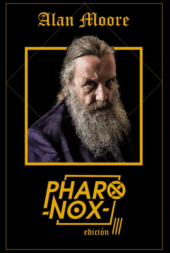 openmagick's tweet photo. La revista Pharo-Nox contará con Alan Moore para su tercer número 🤯 https://t.co/cDa057Qgqg