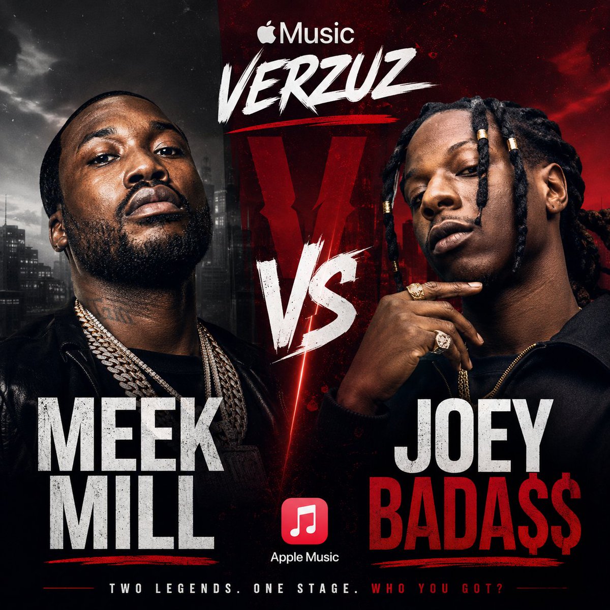 thekulture_room's tweet photo. MEEK MILL 🆚 JOEY BADA$$ on VERZUZ.
I think this would be a classic. Apple Music, make it happen. 🙏🎤🔥
~
Pastor Jerry #BBNaija Cornyn Alex Iwobi 400 Naira EL ROI Oba Femi Agbada WWE #MERGESALT Psquare Taco Tuesday Betway Catholic Cardinal Mama Deola Ratel https://t.co/P0NtU2AXSW