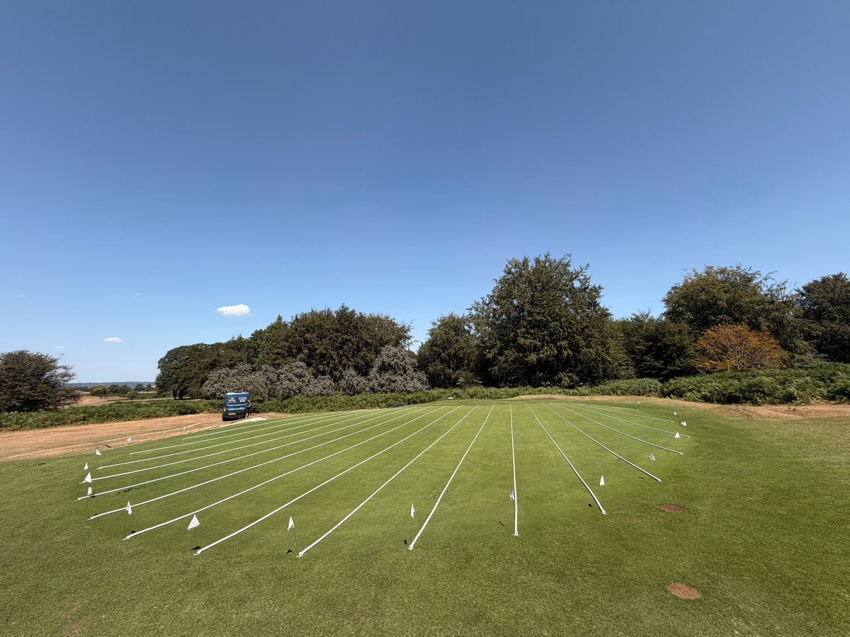 DjukeLtd's tweet photo. Last week, the Djuke team completed a fantastic project at @KnoleParkGC, installing @Hydrowick into three greens and one approach.

A big thank you to everyone at Knole Park Golf Club for choosing #Hydrowick. 👏🏻

#GolfCourseDrainage https://t.co/gRJPnXoX4c