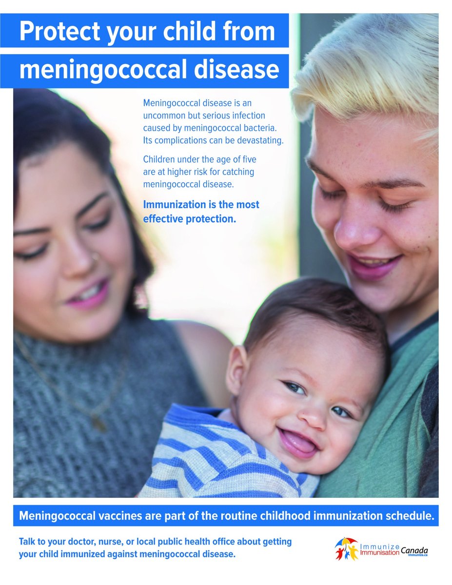 ImmunizedotCa's tweet photo. Protect your child from meningococcal disease | https://t.co/V30crRXBKw #TheTimeIsNow #meningococcal #VaccinesWork #VaccinesSaveLives #PreventionCantWait #GetImmunized #NIAM2026 https://t.co/vSAUGebvfA
