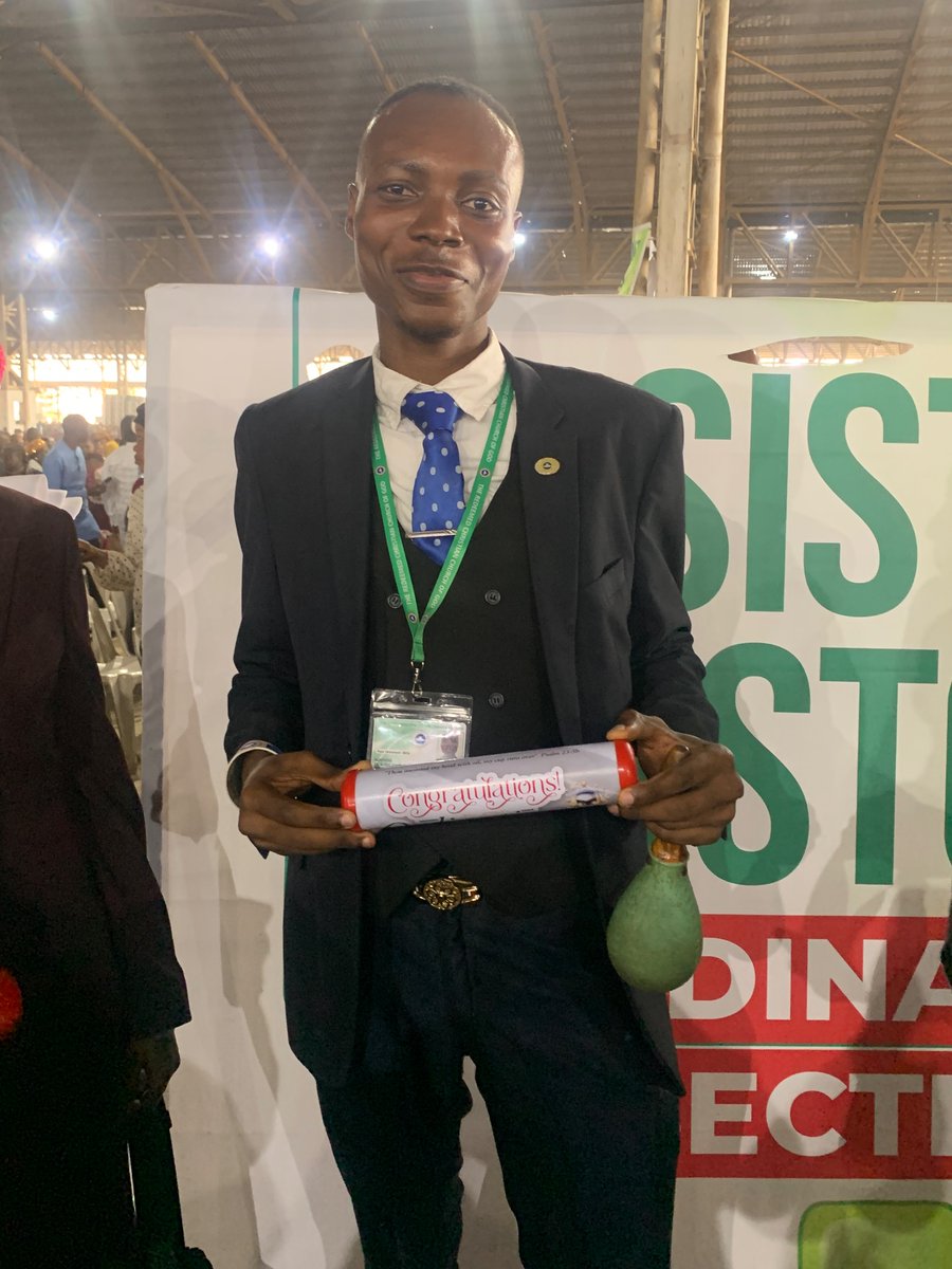 Olajide_Adefemi's tweet photo. Today, I moved higher, from the Office of an Ordained Deacon, to the Office of An ASSISTANT PASTOR of the Redeemed Christian Church of God, becoming the Latest, and one of the Youngest Worldwide.

Congratulations, ASSISTANT PASTOR, Adefemi Olajide Emmanuel.🤩🎉
#RCCG https://t.co/5tQkMRHlxU
