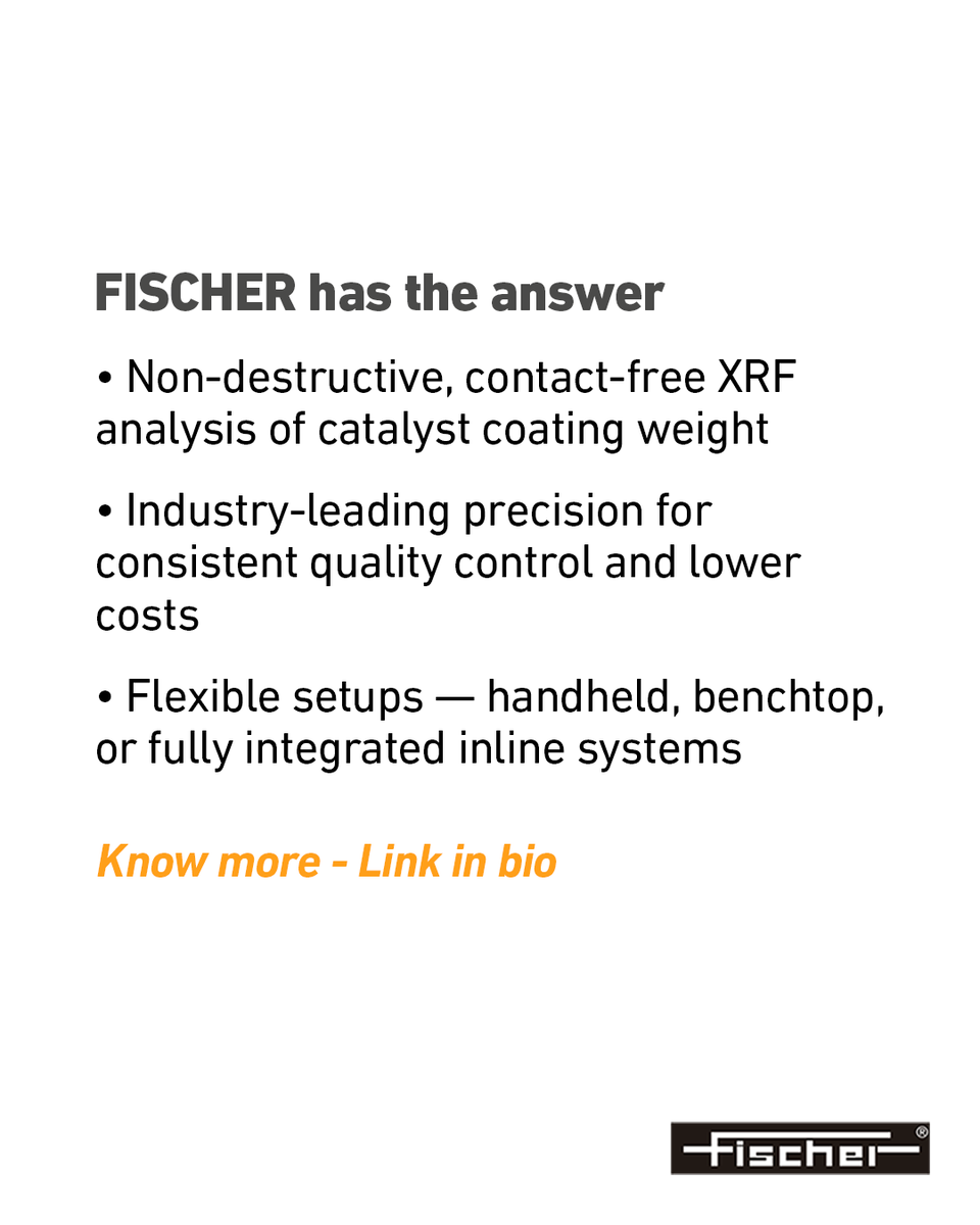 Fischerscope's tweet photo. Precision matters in fuel cell manufacturing. Fischer's XRF measures platinum loading without damaging the component, delivering fast, reliable results from R&amp;D to production. Learn more: link in bio. https://t.co/cbp3KTagJK