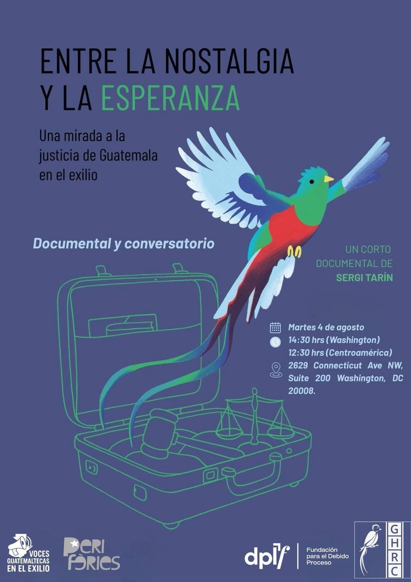 JSandoval1982's tweet photo. Hoy. La @CIDH realizará la audiencia pública sobre el exilio forzado en Centroamérica (9:00 a.m. Washington D.C. / 7:00 a.m. Centroamérica). Por la tarde, les esperamos en la proyección del documental “Entre la nostalgia y la esperanza”. Dos espacios para visibilizar una realidad que no debe olvidarse.