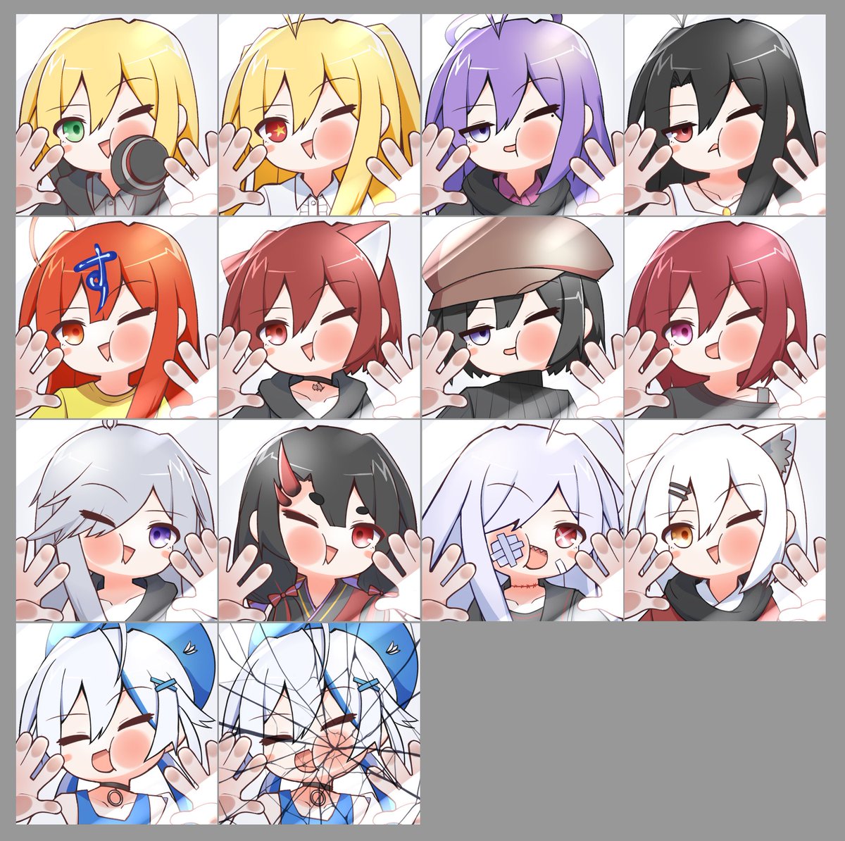 nowatch_1192's tweet photo. 突発的にこういう企画やりたくなる('ω') https://t.co/QjIpSCWLYj