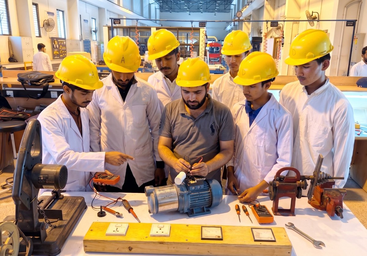ThisIsNUST's tweet photo. NUST School of Mechanical and Manufacturing Engineering (SMME) has successfully concluded the  Free Vocational Training Programme, marking another meaningful step towards empowering communities through technical education. 

#NUST #DefiningFutures #SMME #VocationalTraining https://t.co/ihidRKtNi6
