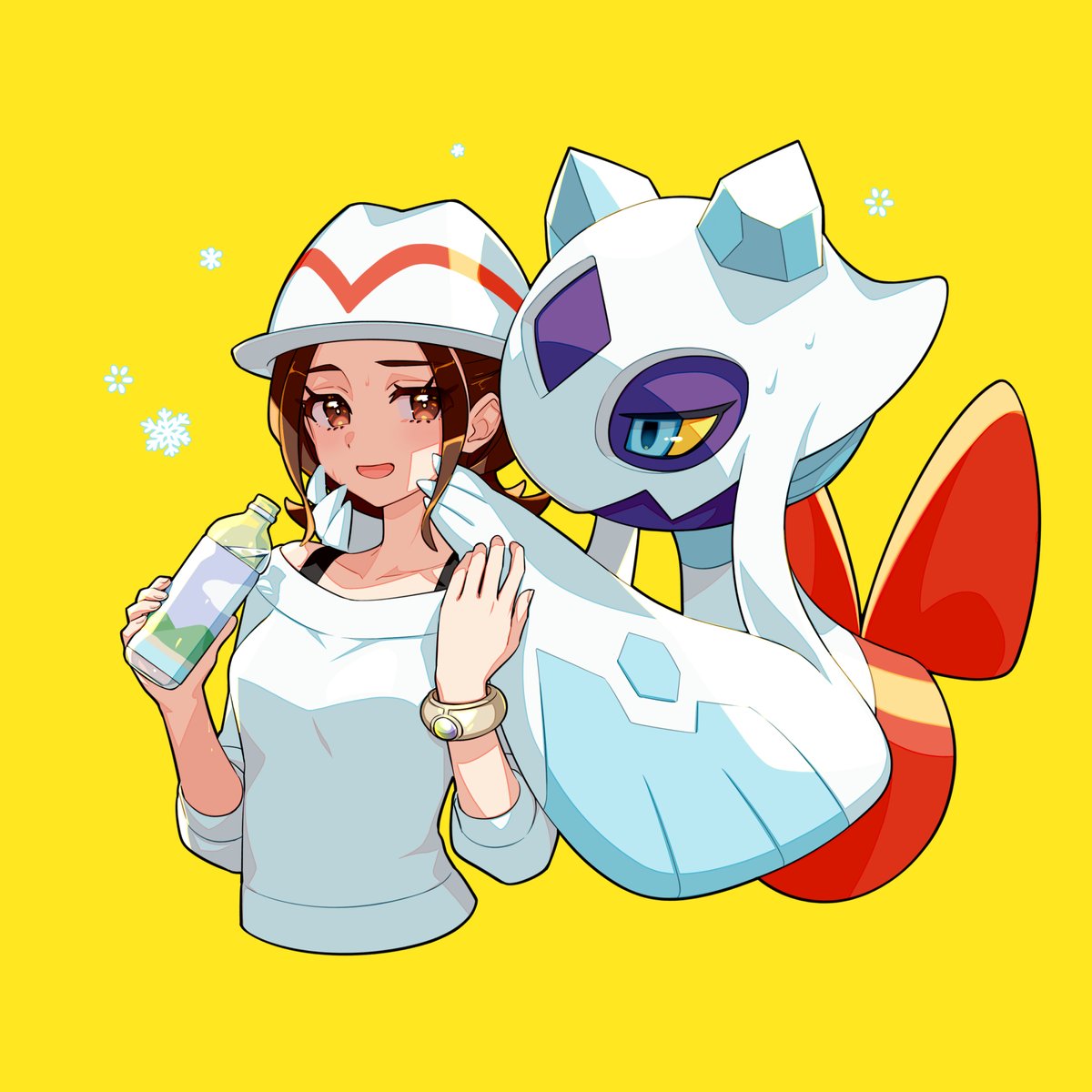 7dango7's tweet photo. ☀️❄️ https://t.co/t1vsOfZyjY