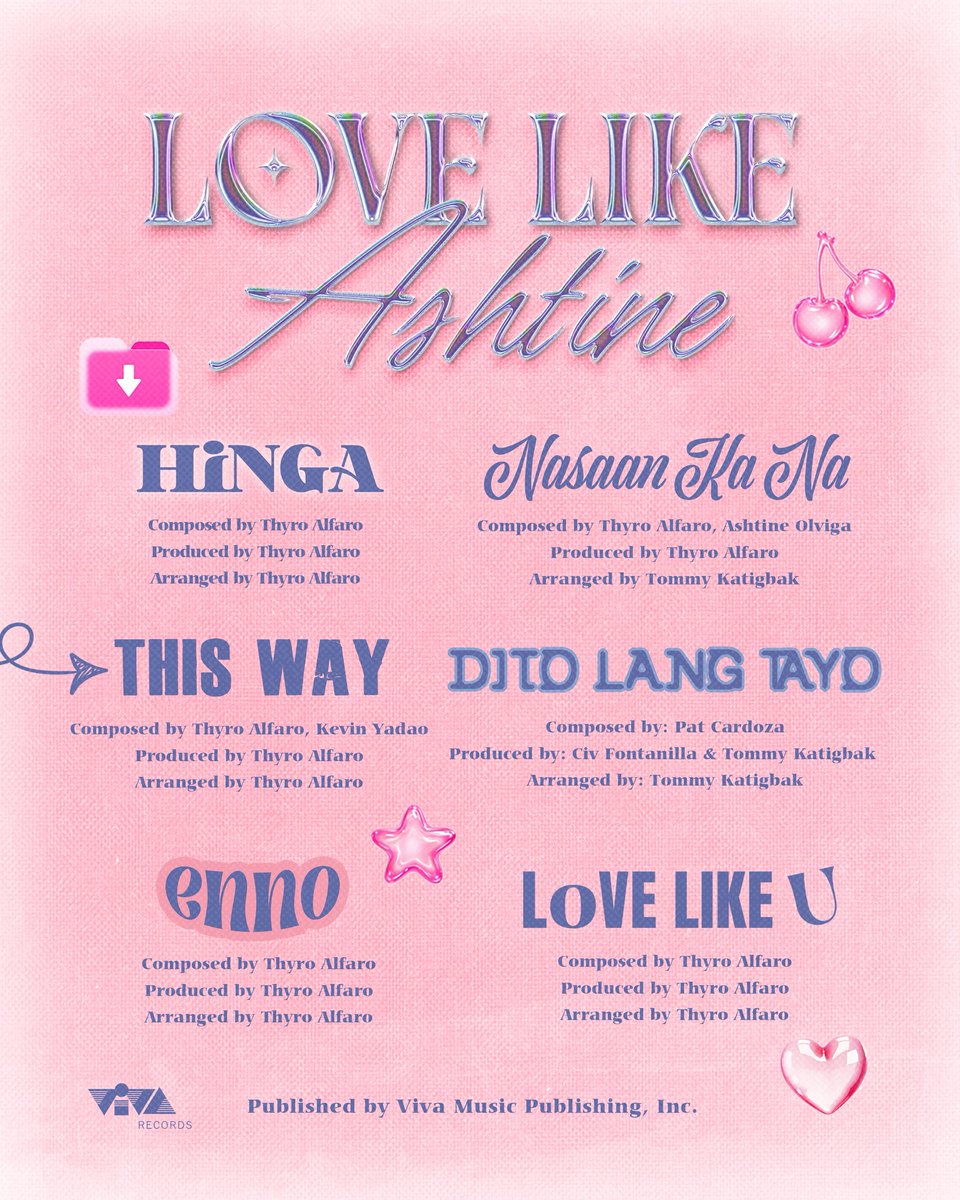 viva_records's tweet photo. LOVE LIKE ASHTINE 
Ashtine Olviga’s 1st Mini Album 
( Tracklist Reveal ) 

🎶 Digital EP Release: August 7 | 12:00 AM
🎥 Plus, exciting visualizers are coming your way!

✨ PRE-SAVE NOW — https://t.co/AU0gUUVAMo https://t.co/NPoWpfTQdz