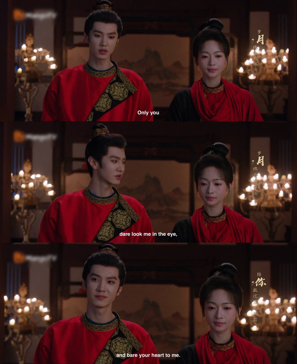 wanqquan's tweet photo. what i love most about this #royalbetrothal conversation is the subtext ying gua implies—if meng tinghui can act so daringly in front of him regardless if he’s emperor/merchant/prince/any identity, she wouldnt be afraid to act in the same vein against any persons with power. https://t.co/or4wldWXD5