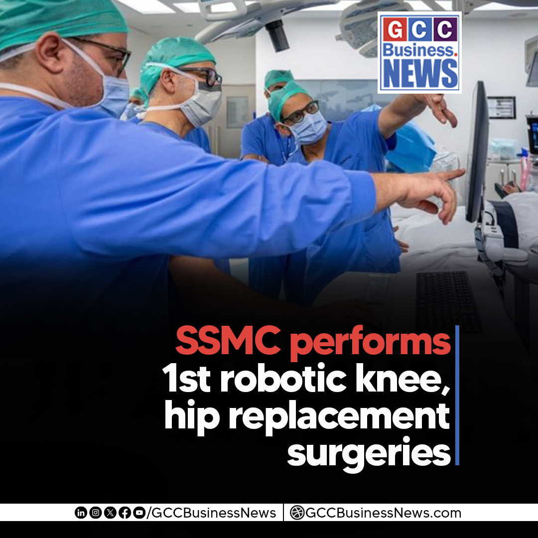 GCCBusinessNews's tweet photo. SSMC performs 1st robotic knee, hip replacement surgeries
https://t.co/5YCphh7gL5
#SSMC #PureHealth #RoboticSurgery #KneeReplacement #HipReplacement #Orthopaedics #UAEHealthcare #GCCBusinessNews @SSMCAbuDhabi https://t.co/Cg4sWqPM0Z