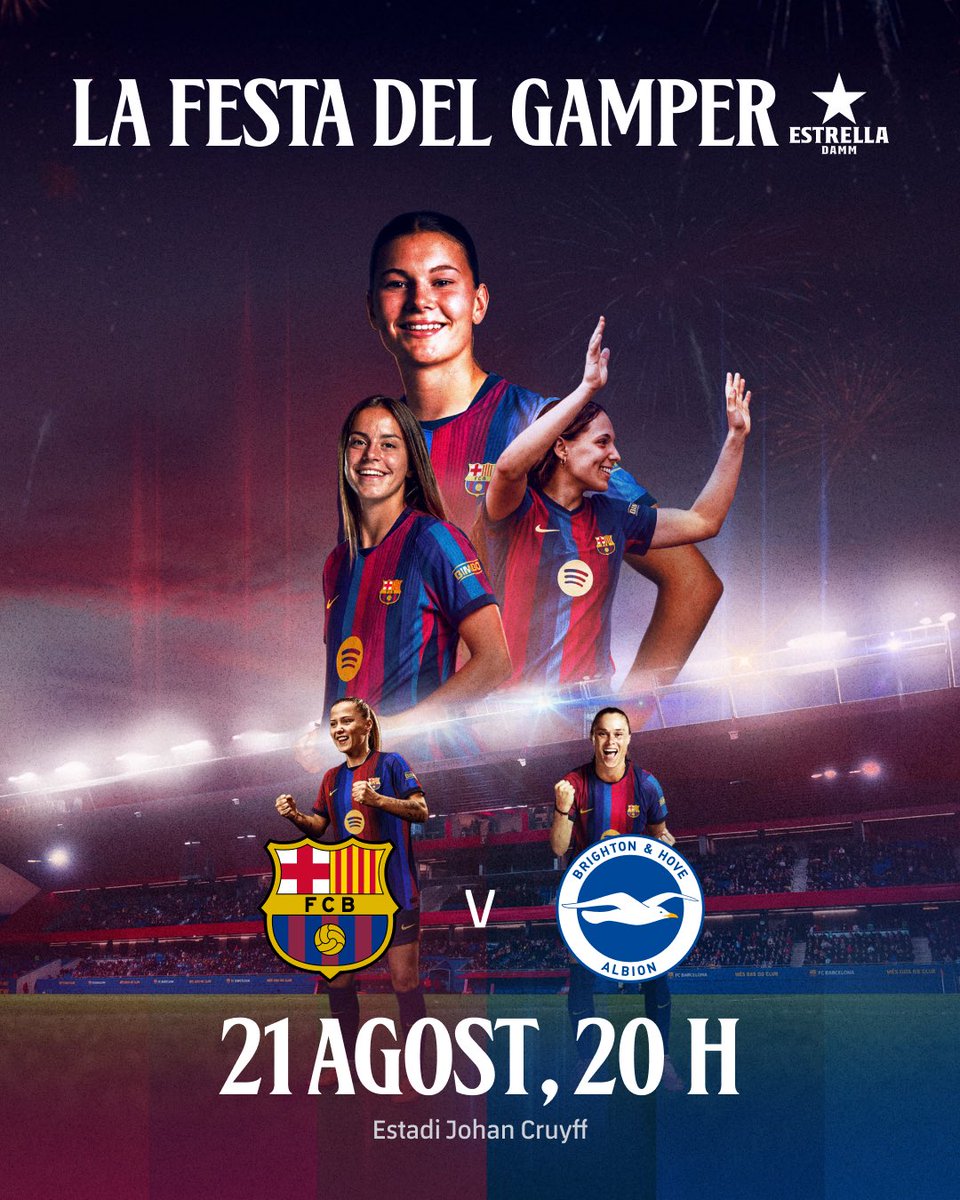 FCBfemeni's tweet photo. Us hi esperem! 🤩

Entrades disponibles 🎟️

👉 https://t.co/61zwkcBTLi https://t.co/43yvMi2HPX