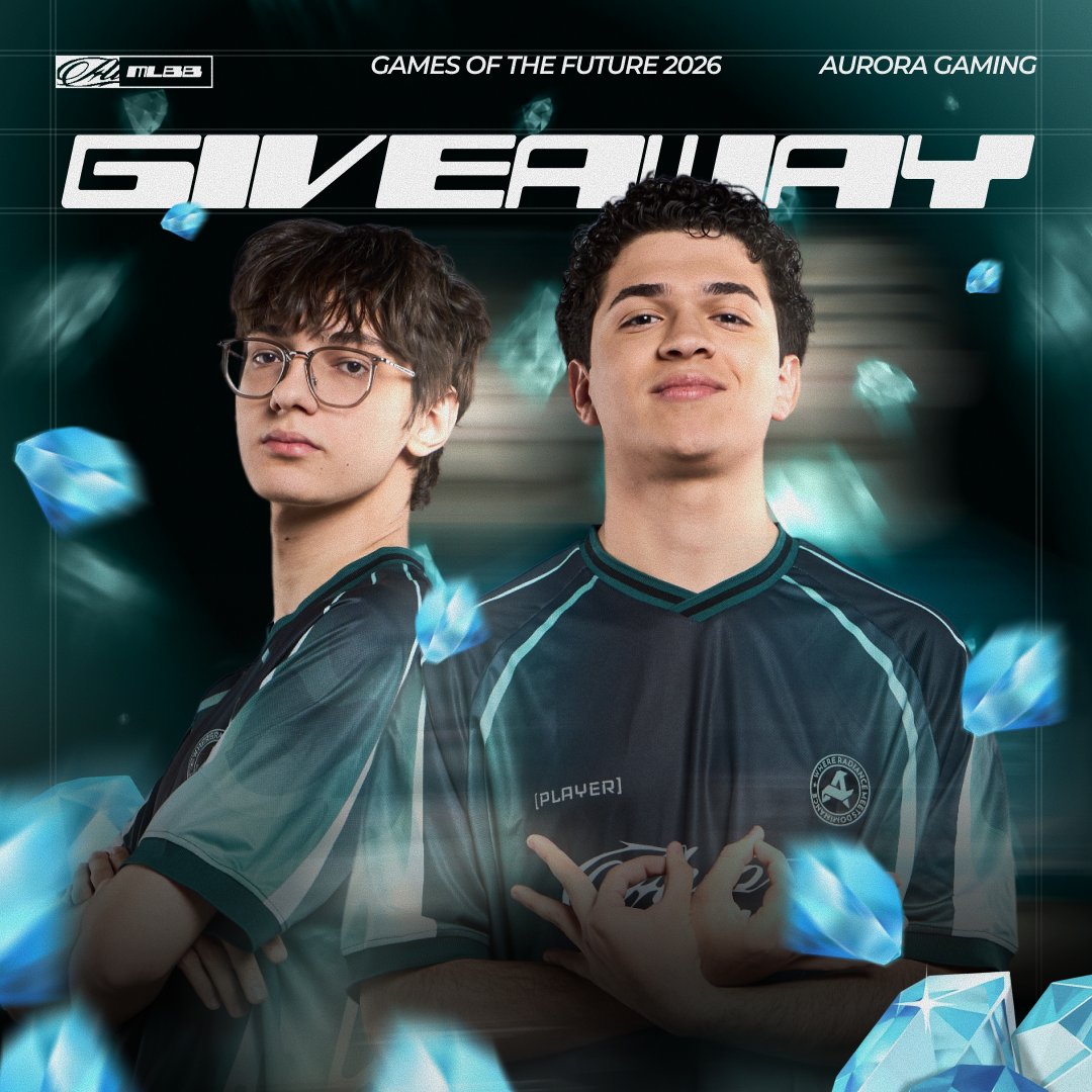 auroraggmlbb's tweet photo. 🔥 GIVEAWAY TO CELEBRATE THE START OF GAMES OF THE FUTURE

5 winners will share the prize fund of 10,000 diamonds equally

To enter:
1. Follow @AuroraggMLBB
2. Like + Repost

Results on 11 August! https://t.co/yEMCP5fvmy