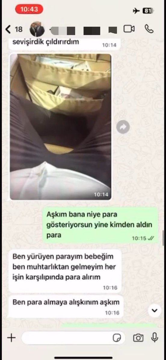 mahajansi's tweet photo. ÖZGÜR ÖZEL VE EKİBİNİN SİYASİ AHLAK SEVİYESİ

Yolsuzluk ve rüşvet soruşturmasında gözaltına alınan Özgür Özel’e yakınlığıyla bilinen Menderes Belediye Başkanı İlkay Çiçek'in 2 numaralı sevgilisiyle olan WhatsApp mesajları:

- Her şeye dikkat ediyorum bebeğim, kendi aramızda sıkıntı çıkmazsa sorun yok. İmamoğlu pastayı bölüşmede anlaşamadılar birbirlerini sattılar bebeğim..

- Ben yürüyen parayım bebeğim, muhtarlıktan gelmeyim. Her işin karşılığında para alırım. Para almaya alışkınım.

- Kendim gidip rüşvet alacak değilim, mecbur bunların üzerinden alıyorum.