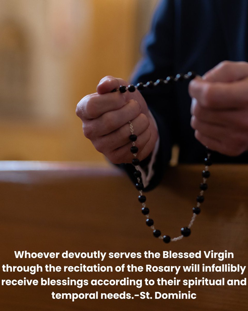 SanctificaApp's tweet photo. St. Dominic- Was a Castilian religious priest and the founder of the Order of Preachers (Dominicans). He is the patron saint of astronomers and natural scientists, and he and the Dominicans are traditionally credited with spreading and popularizing the rosary. 

Do you have a favorite Rosary? One handed down through generations? Tell us about it!

Full story on the app
#sanctifica #rosary #stdominic #catholic
@latinmassphotographer