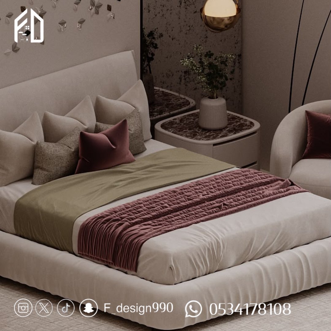 f_design990's tweet photo. #غرفة_نوم_رئيسية #تصميم #تصميمي #ديكورات #الرياض https://t.co/gug99abWA9