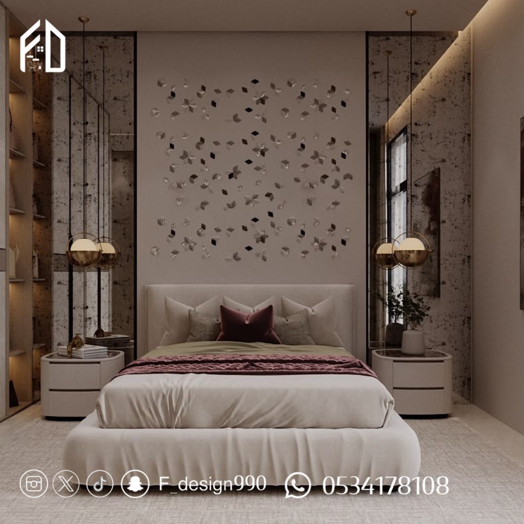 f_design990's tweet photo. #غرفة_نوم_رئيسية #تصميم #تصميمي #ديكورات #الرياض https://t.co/gug99abWA9
