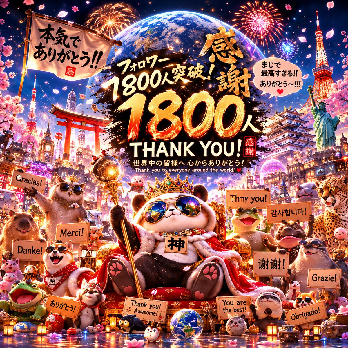 popo12957's tweet photo. 大事なお知らせです!📢
なんとこの連休中に1,800名フォロワー様達成しました!😂
本当に本当にありがとうございます!!
このまま、ビル・ゲイツとイーロン・マスクを越えます!!
ありがとうございます!
これからも仲良くしてください!😂 https://t.co/cyBaHOrQ9B