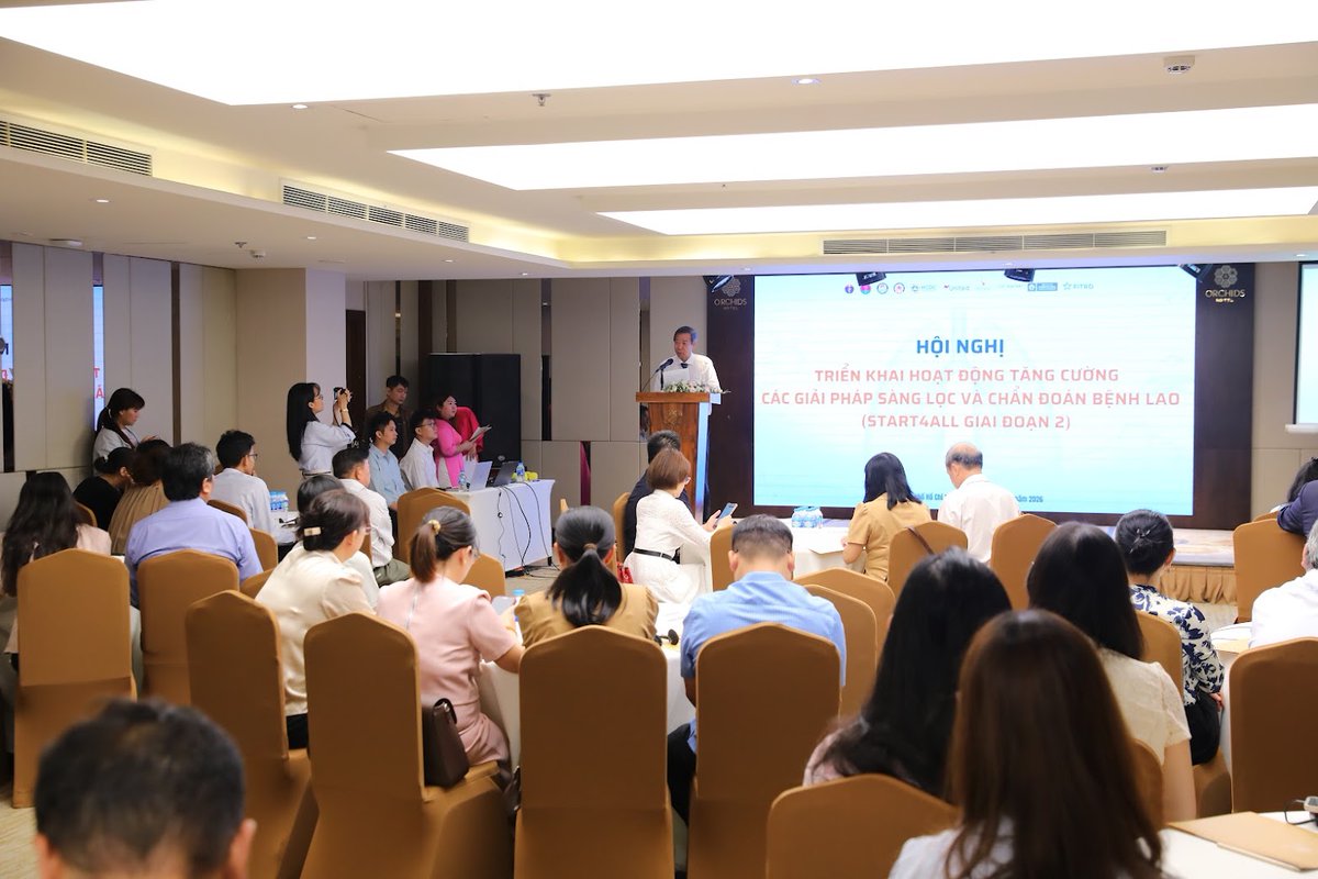 FIT_eV's tweet photo. Integrated healthcare starts with early detection. Today, HCMC Dept of Health, Pham Ngoc Thach Hospital and FIT launched a new project in Ho Chi Minh City, funded by @UNITAID through #Start4All with support from @LSTM, to integrate TB, infectious disease &amp; NCD screening. #EndTB https://t.co/UHQj75zRSr