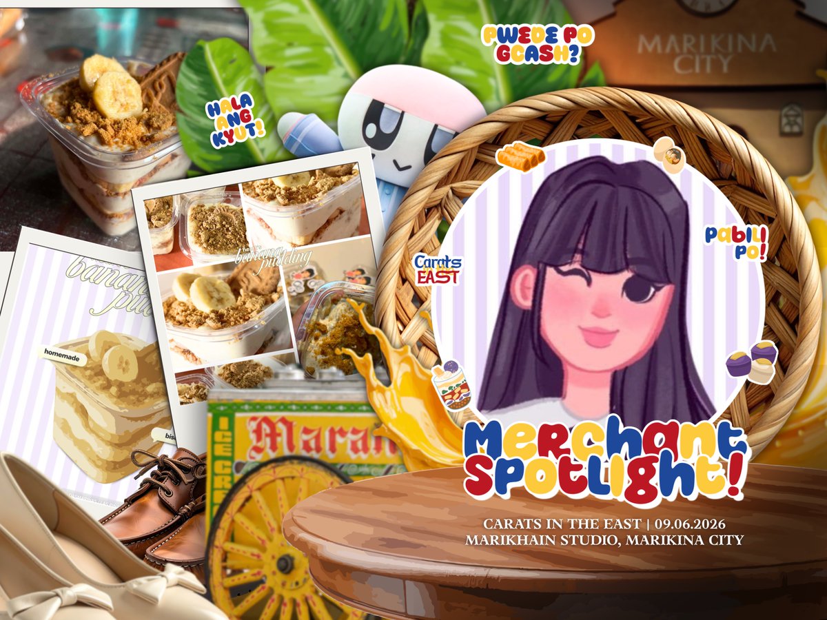 caratsintheeast's tweet photo. Carats in the East Merchant Spotlight: @cchihouse @charmemnl @4vrwon @deeketsph 

Narito ba ang hanap mo? Kaya tara na sa silangan! 🌟

Magrehistro rito: https://t.co/TP90q2zDh0 https://t.co/K12GBQlQVz