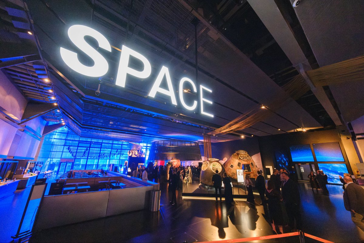SCM_Events's tweet photo. What if your event programme spanned our entire museum?

Host your conference in IMAX: The Ronson Theatre, network in Flight, enjoy drinks among the icons of Space, explore Wonderlab, compete in Power Up, and meet in the Smith Centre.

⏳Available on selected dates. https://t.co/GC7yiRRrOn