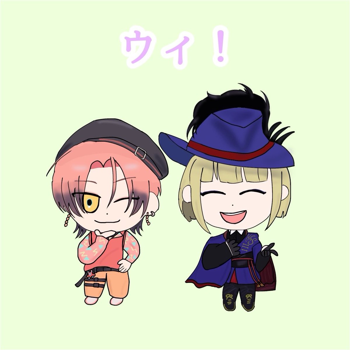 honey_marumaru's tweet photo. ウィ！

⚠️twst×eitrのクロスオーバー
#エイトリFA  #ツイステFA https://t.co/VwPb0a6FrX