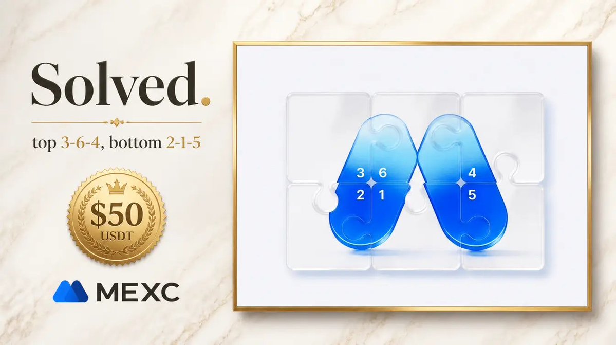 alamim_muhammad's tweet photo. @MEXC_BD Answer: 3-6-4 / Bottom: 2-1-5

MEXC UID: 75166397

#MEXC #CryptoGiveaway #PuzzleChallenge #USDT #Crypto https://t.co/wM4dkPBpI7