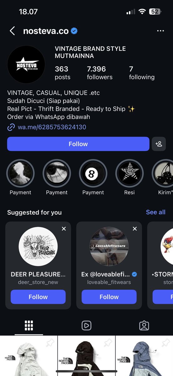 yourneeds0624's tweet photo. AKUN PENIPUAN THRIFTING JAKET NORTH THE FACE
be aware ya gais kalo ciri ciri akun jualan :

1. comment ig nya dinonaktifin
2. langsung nyerahin QRIS
(apalagi merchant QRIS tempatnya beda sama yang diig)
3. gabisa COD
4. reviewannya baru baru ini dan banyak https://t.co/UjNO0zWqXs